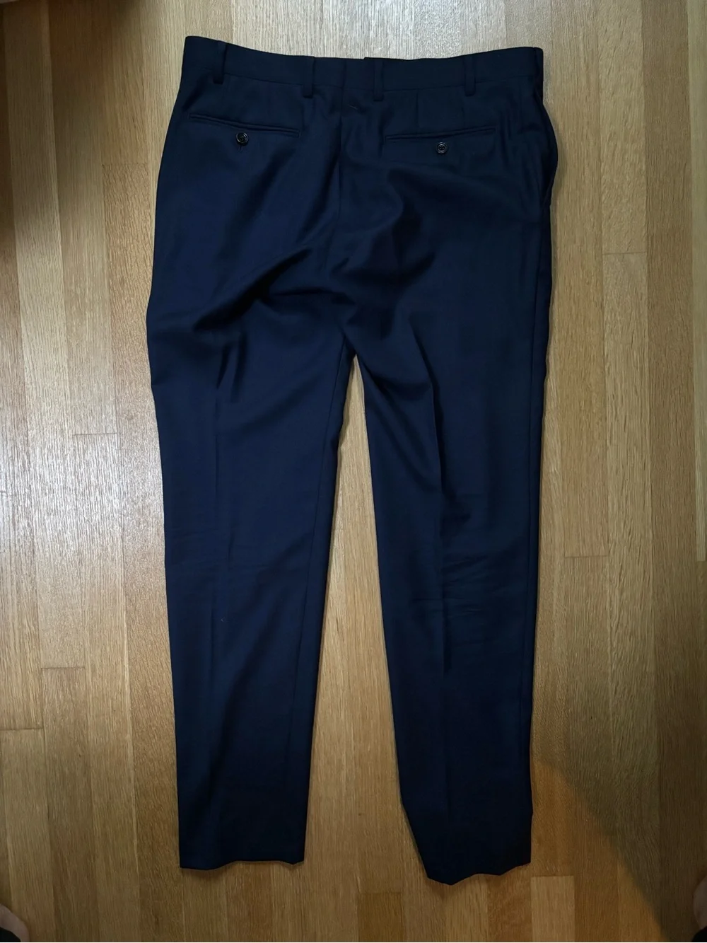 Tailored Navy Single-Breasted Men's Suit Jacket